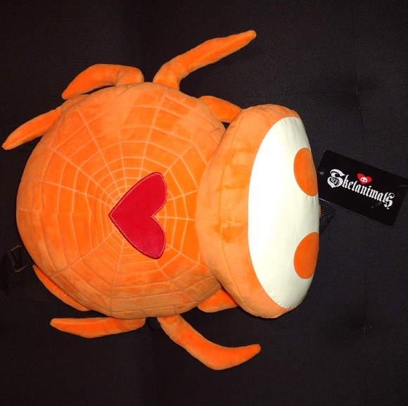 Skelanimals Plush Backpack, Glow In The DarkTarantula Spider - Picture 7 of 8